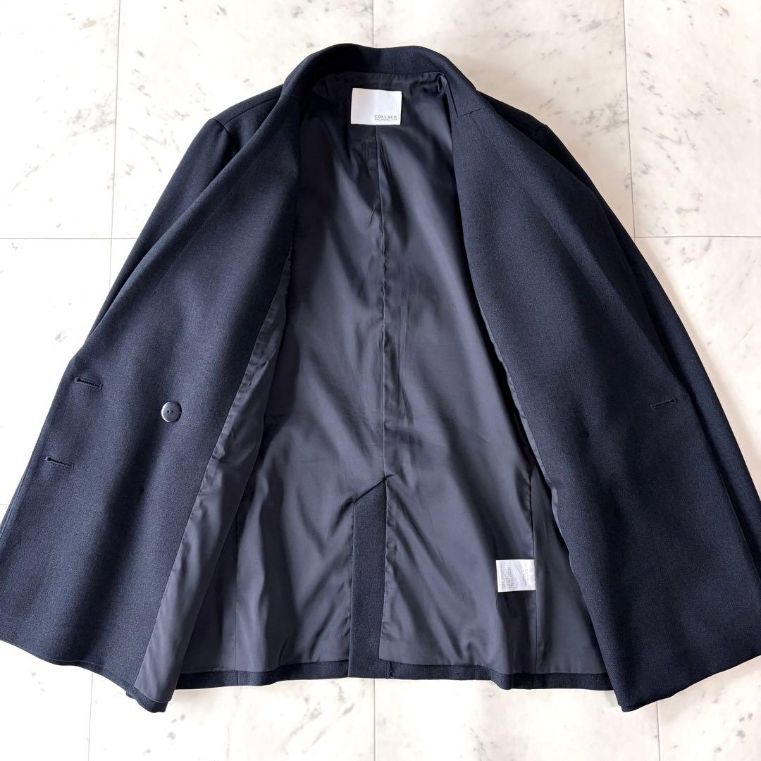 美品 ガリャルダガランテ テーラードジャケット 紺ブレ 金ボタン ネイビー