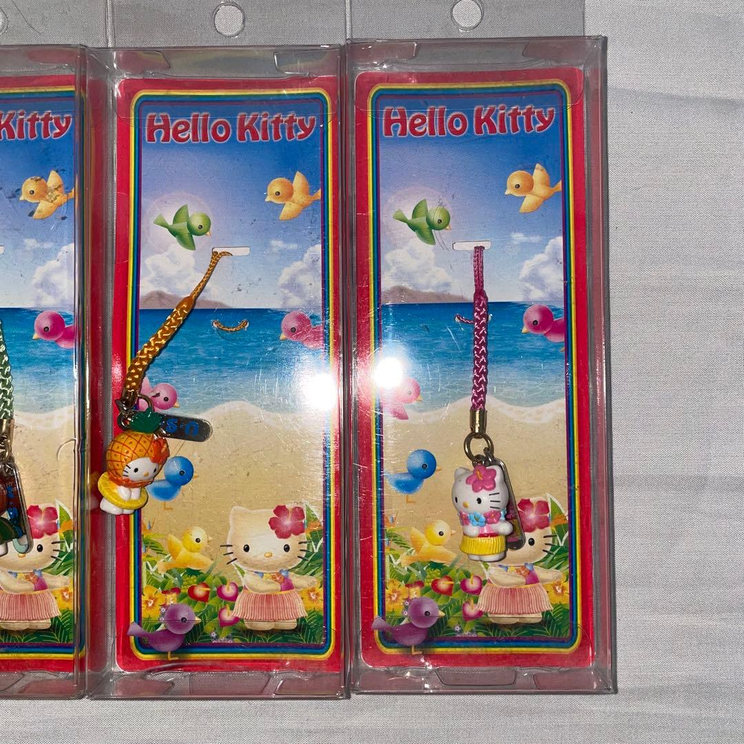 キティ　ハワイ　根付　パイナップル　プルメリア　ココナッツ　アロハ