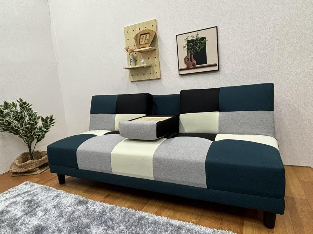 新品 ソファー ソファ ソファーベッド おしゃれ 幅180cm テーブル付き