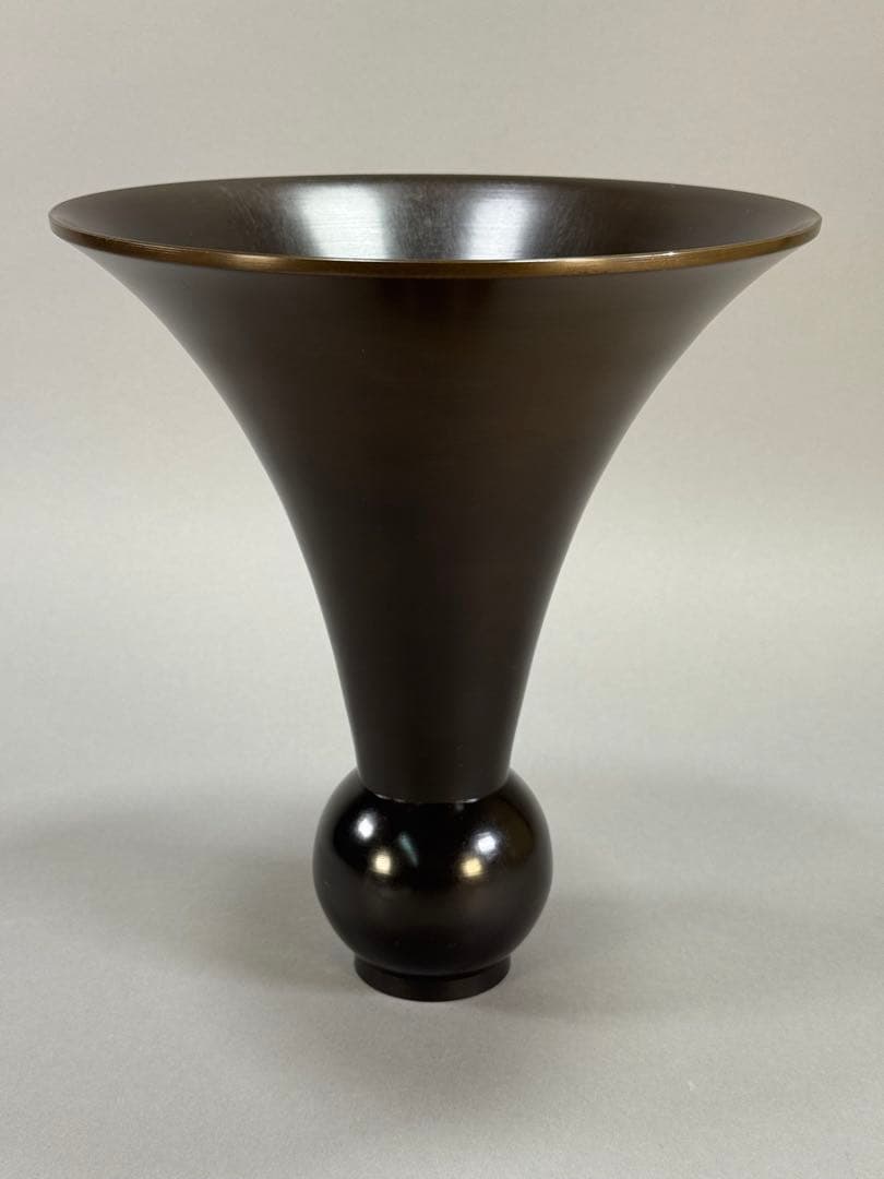 いけばな　池坊　唐銅花器　生花　在銘あり　古流　草月流　小原流　花瓶　華道具