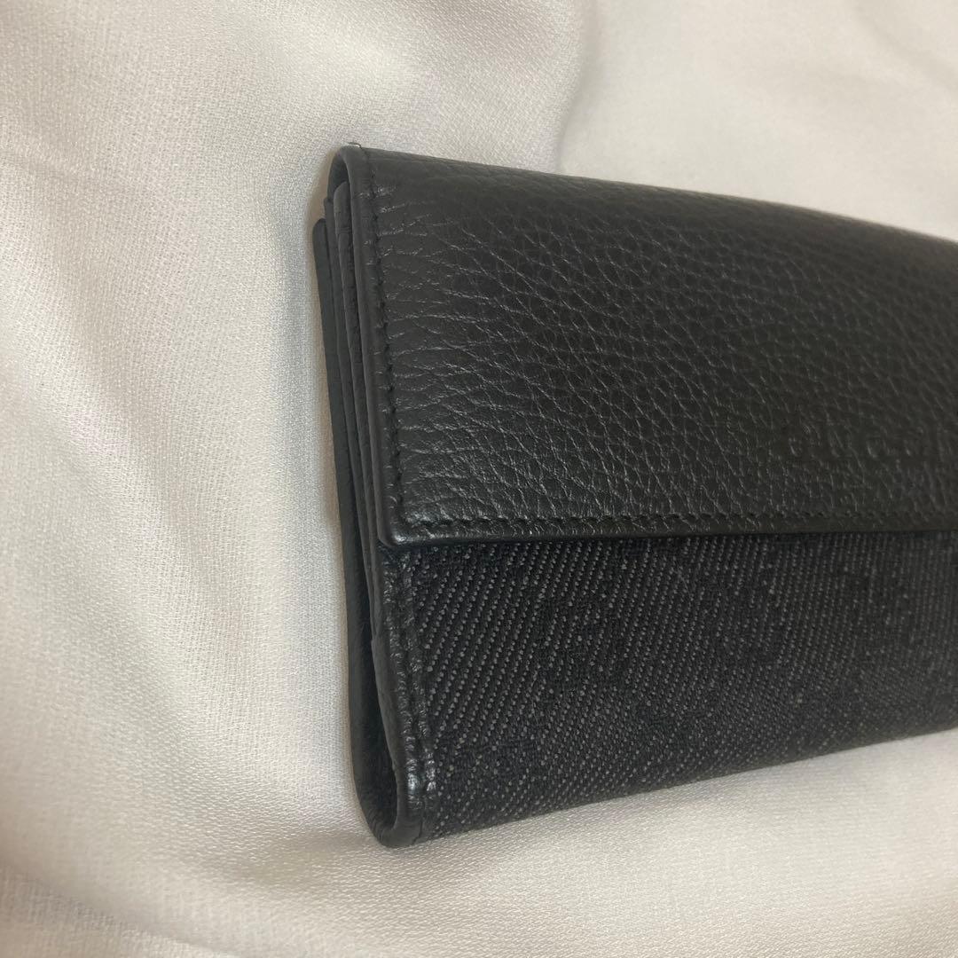 GUCCI グッチ 長財布 グッチ財布　グッチレザー　グッチキャンバス