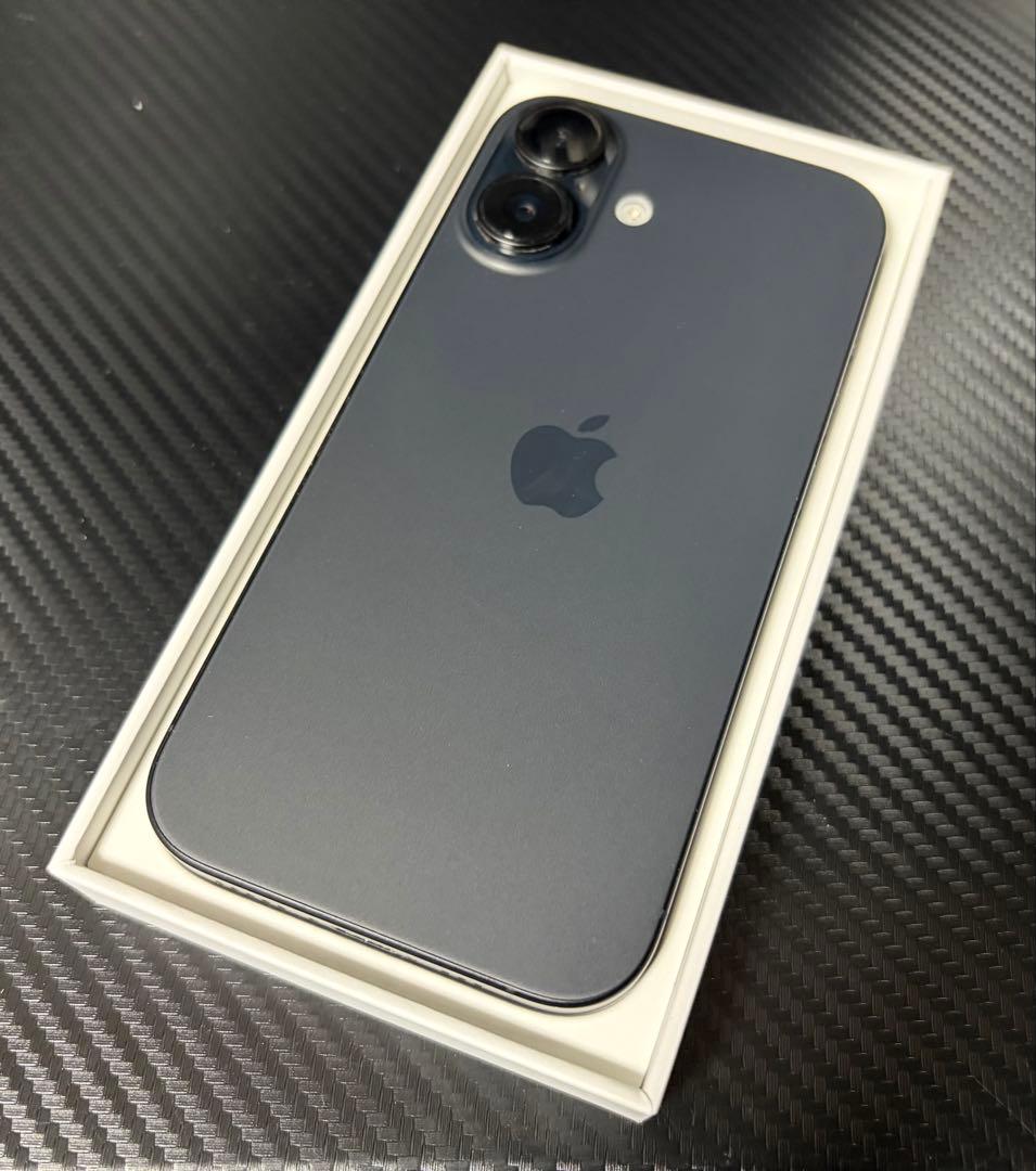 【美品】iPhone16 128GB SIMフリー ブラック バッテリー90%