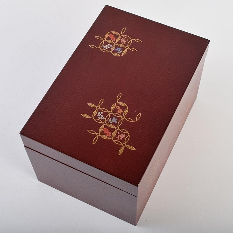 茶道具　うるみ塗　七宝蒔絵　利休茶箱　棗　黒楽茶碗など　七点　一式　MR9482