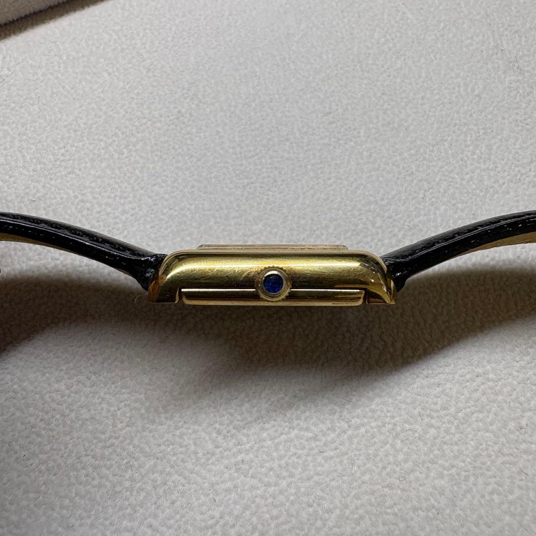 Cartier カルティエ プレマストタンク 金メッキ 手巻き