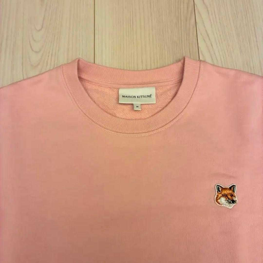 美品！Maison Kitsune(メゾンキツネ)トレーナーピンク