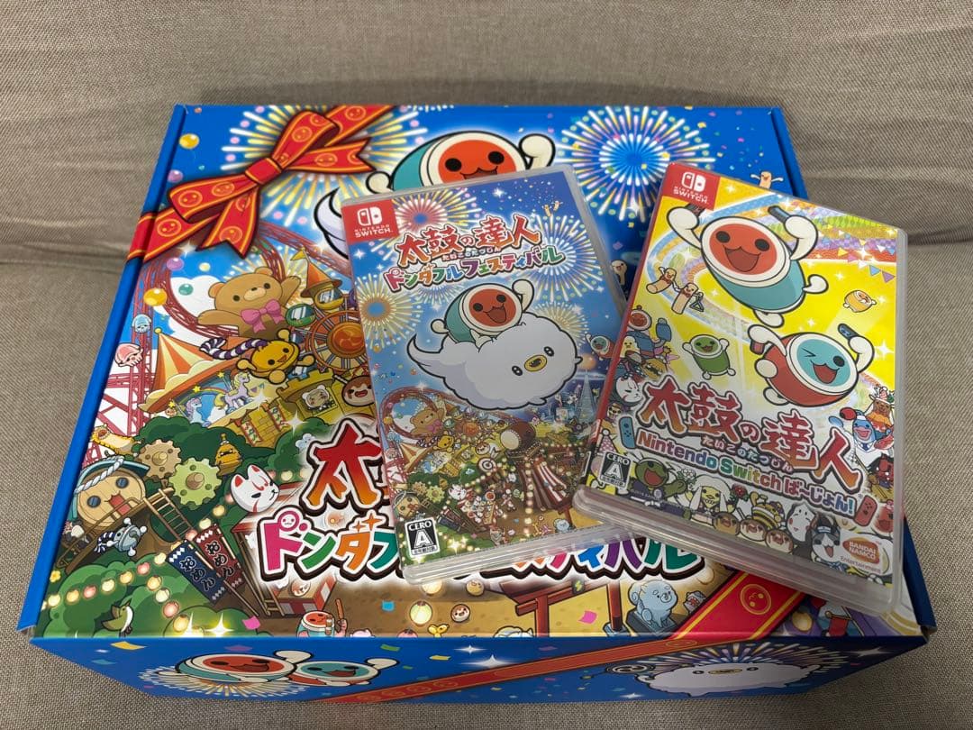 Switch 太鼓コントローラー +ソフト2本セット