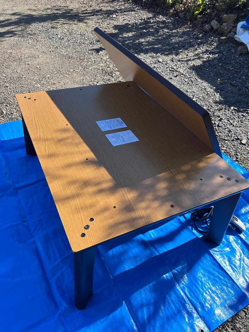 こたつ　ダークブラウン 長方形 こたつ 電源コード付き　丸栄工業所