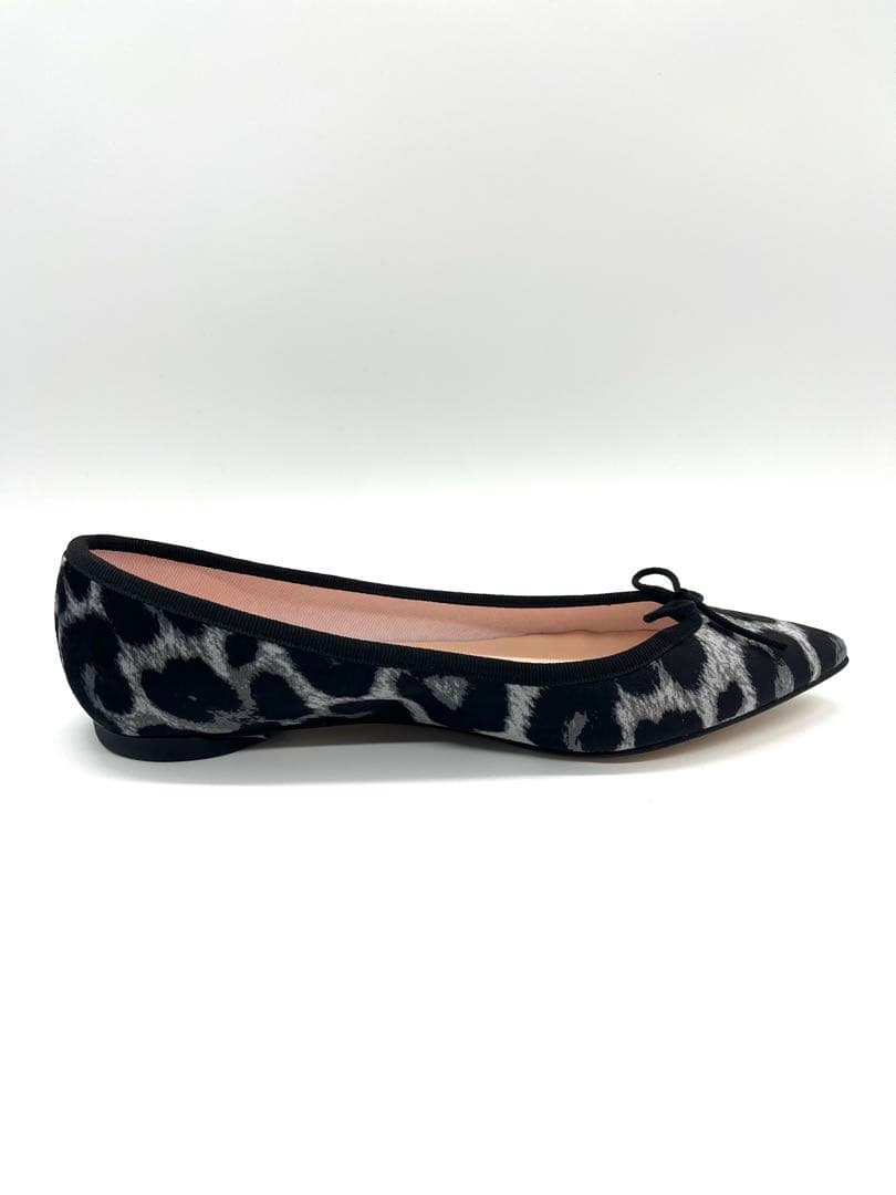 【新品未使用】Repetto フラットパンプス レオパード グレー 38