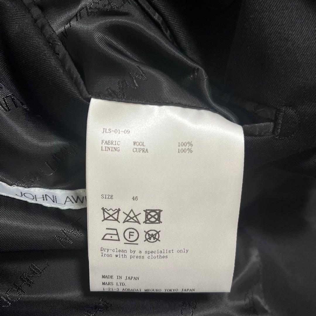 JOHNLAWRENCESULLIVAN スーツ　ブラック　メンズ