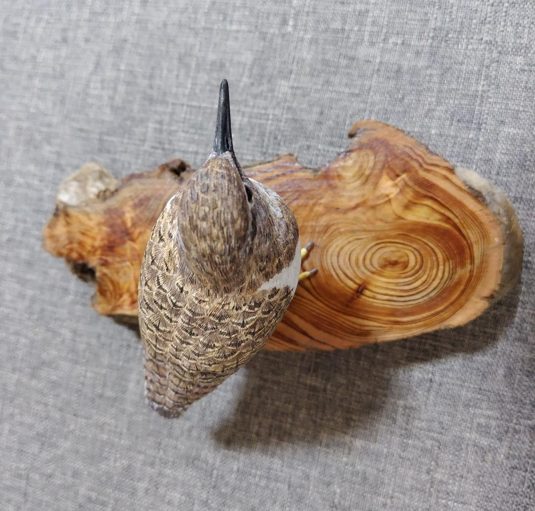 ミニバードカービング　\"イソシギ“