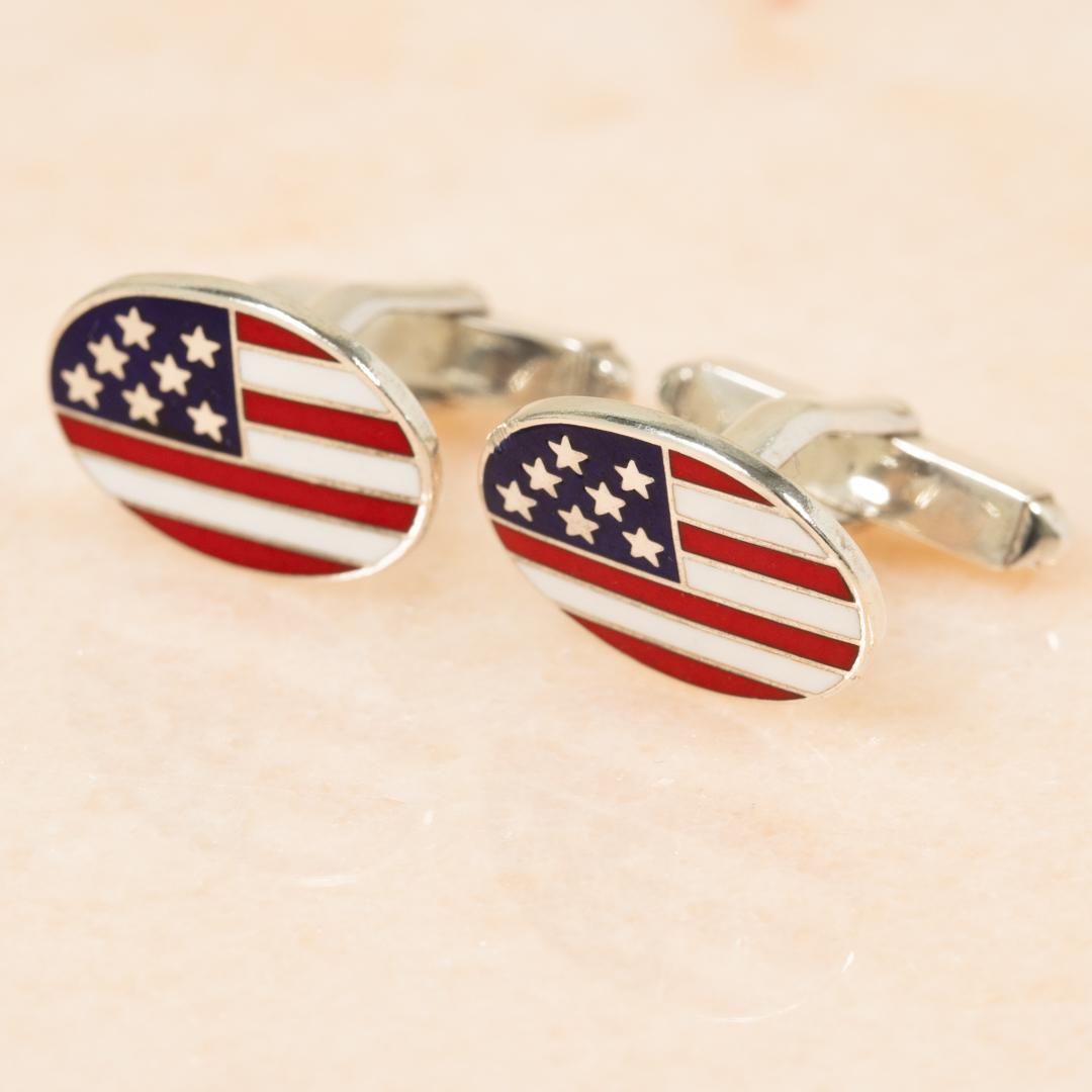 TIFFANY&Co. ヴィンテージ 星条旗 カフリンクス