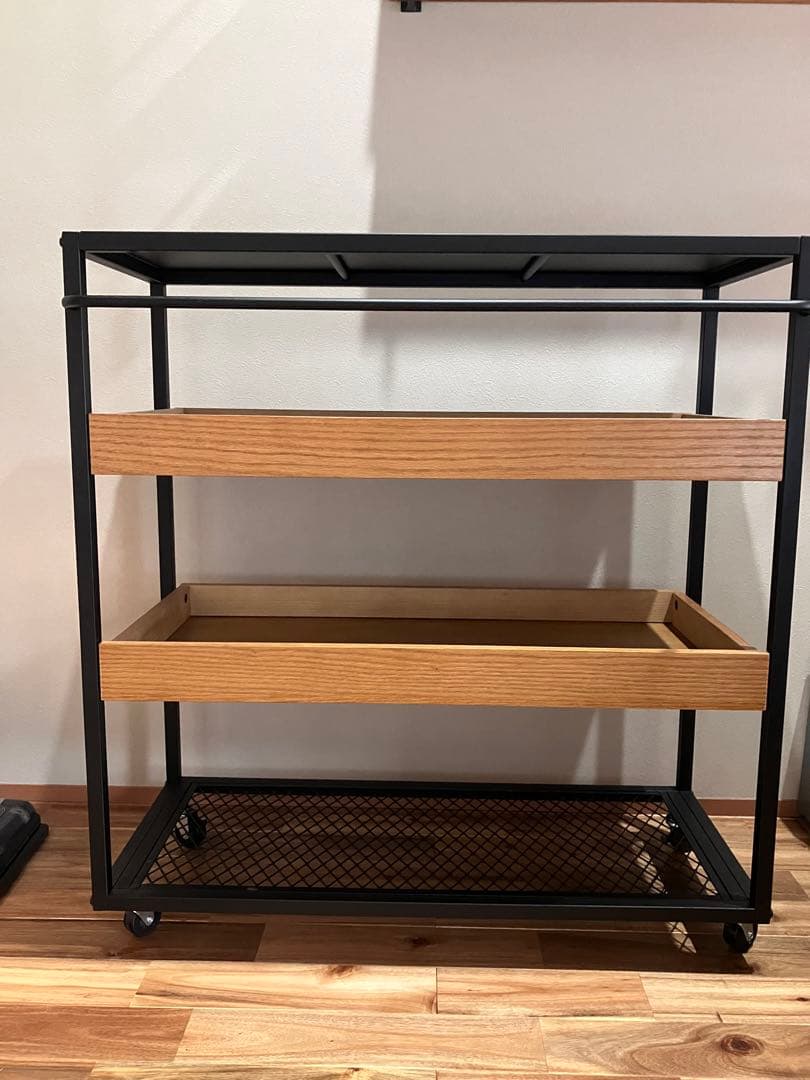 カ*レ様 ジャーナルスタンダードファニチャーサンクワゴンラックスチールラック 収