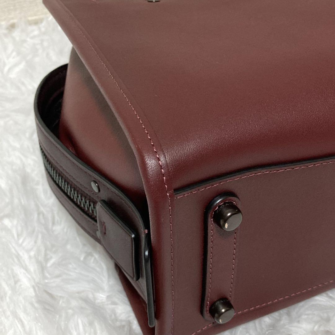 【美品】 COACH コーチ ローグ 25・ヴァーシティ パッチ CG214