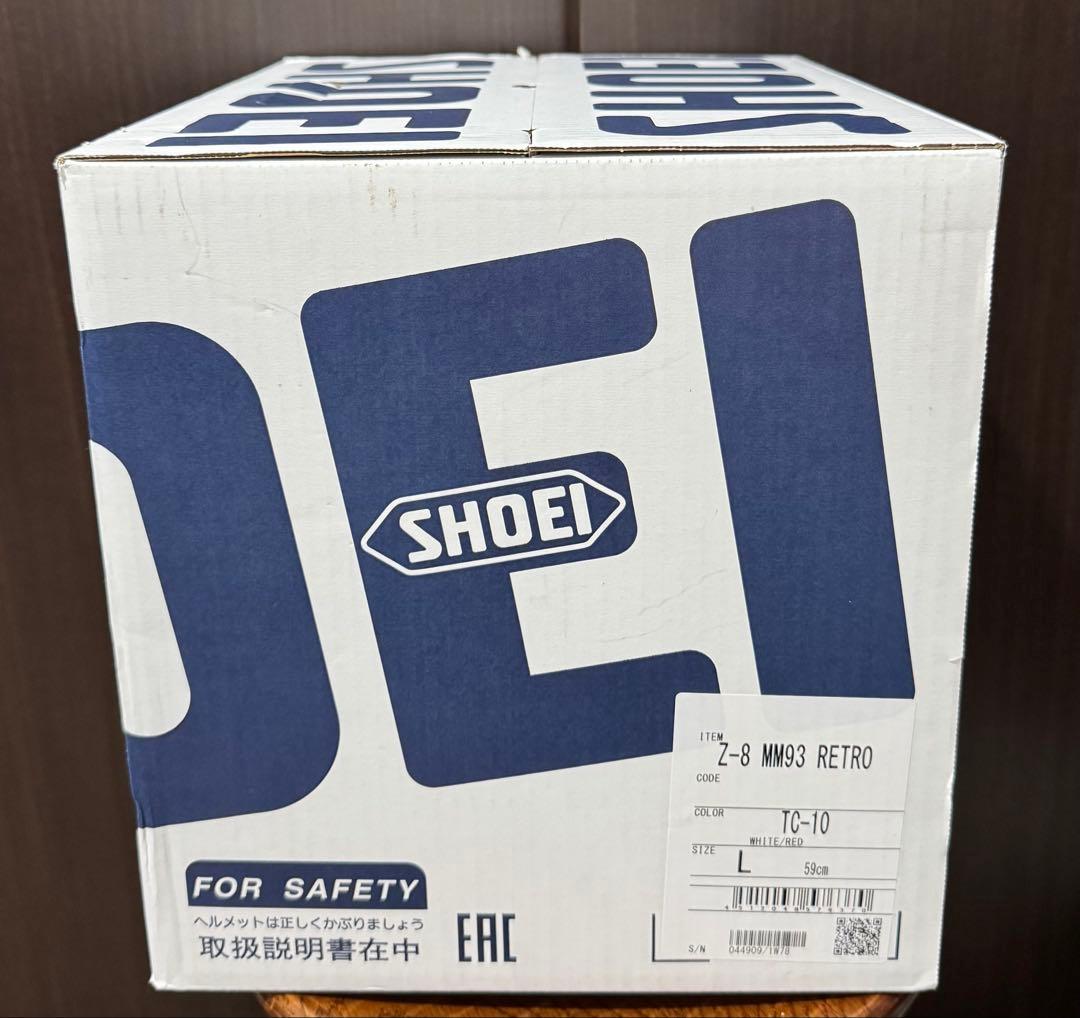 s*t様 SHOEI Z-8 MM93 レトロ　Lサイズ　新品　受注廃盤モデル