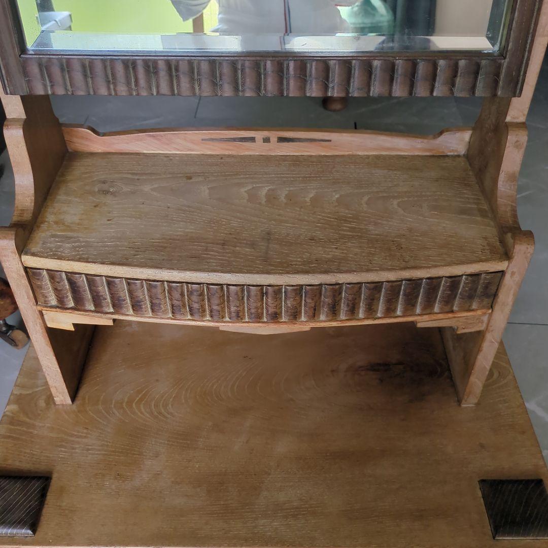 ブロカント古道具大正時代アンティークドレッサー　鏡台　姿見