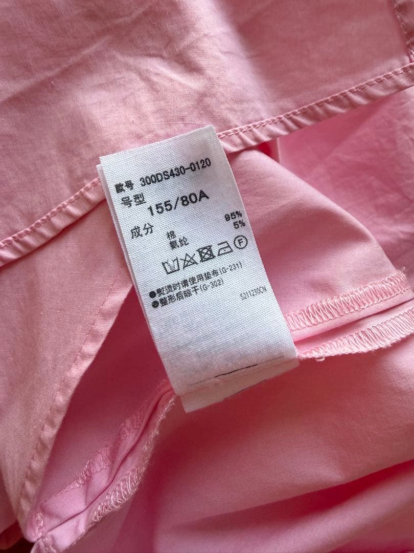 kkm さま専用 エンフォルド アシンメトリー シャツ 36 ピンク ゆったり