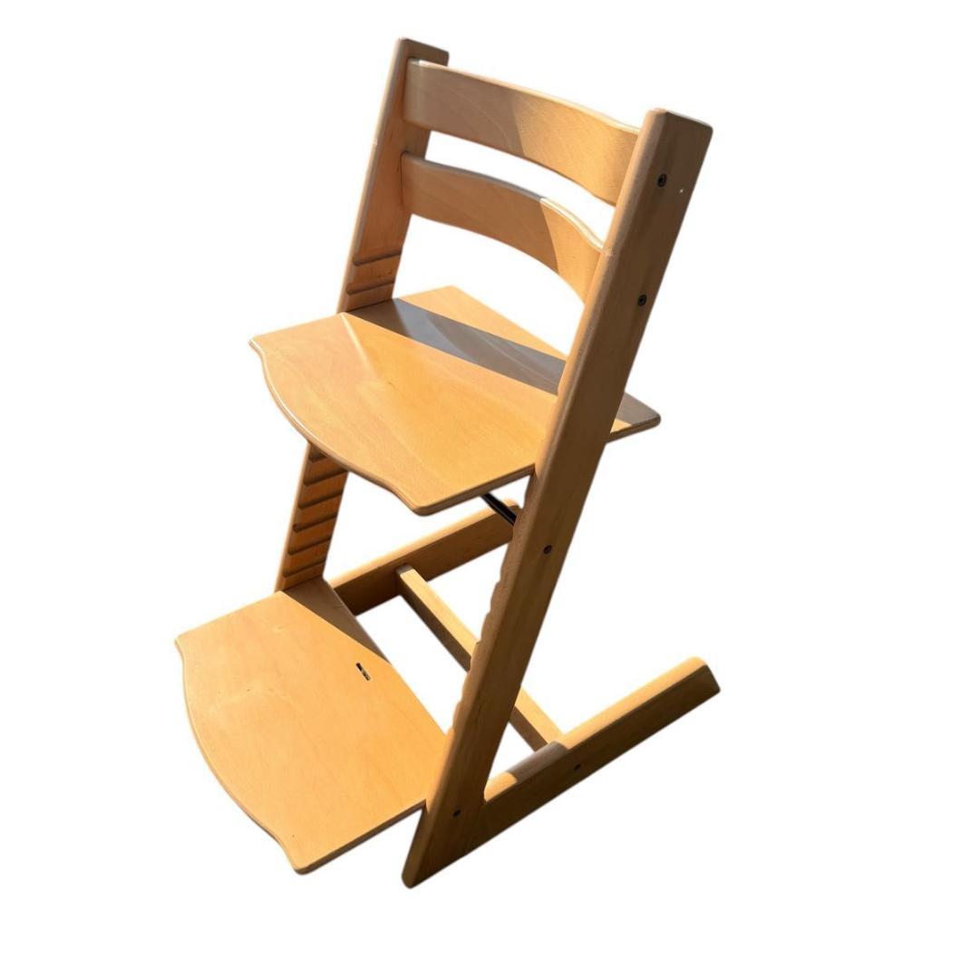 【美品：組立済】STOKKE SN6 トリップトラップ ナチュラル　127-4