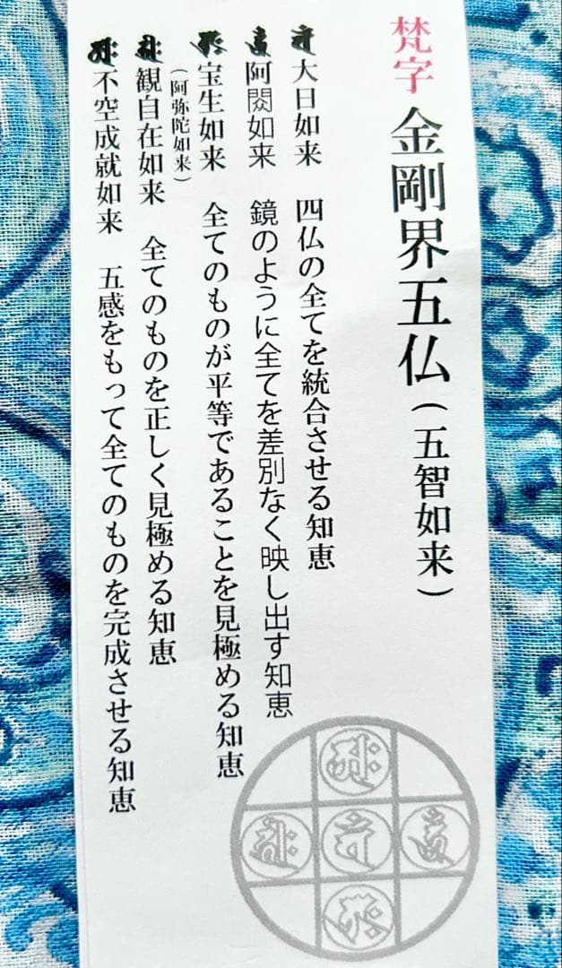 金運！開運厄除！高野山曼荼羅お守り護符(金属)祈祷済み