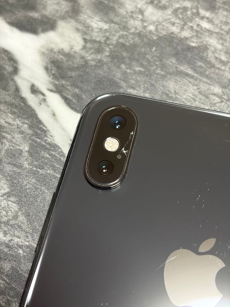 iPhone XS Max 64GB 画面割れなし カメラヒビあり 動作確認済