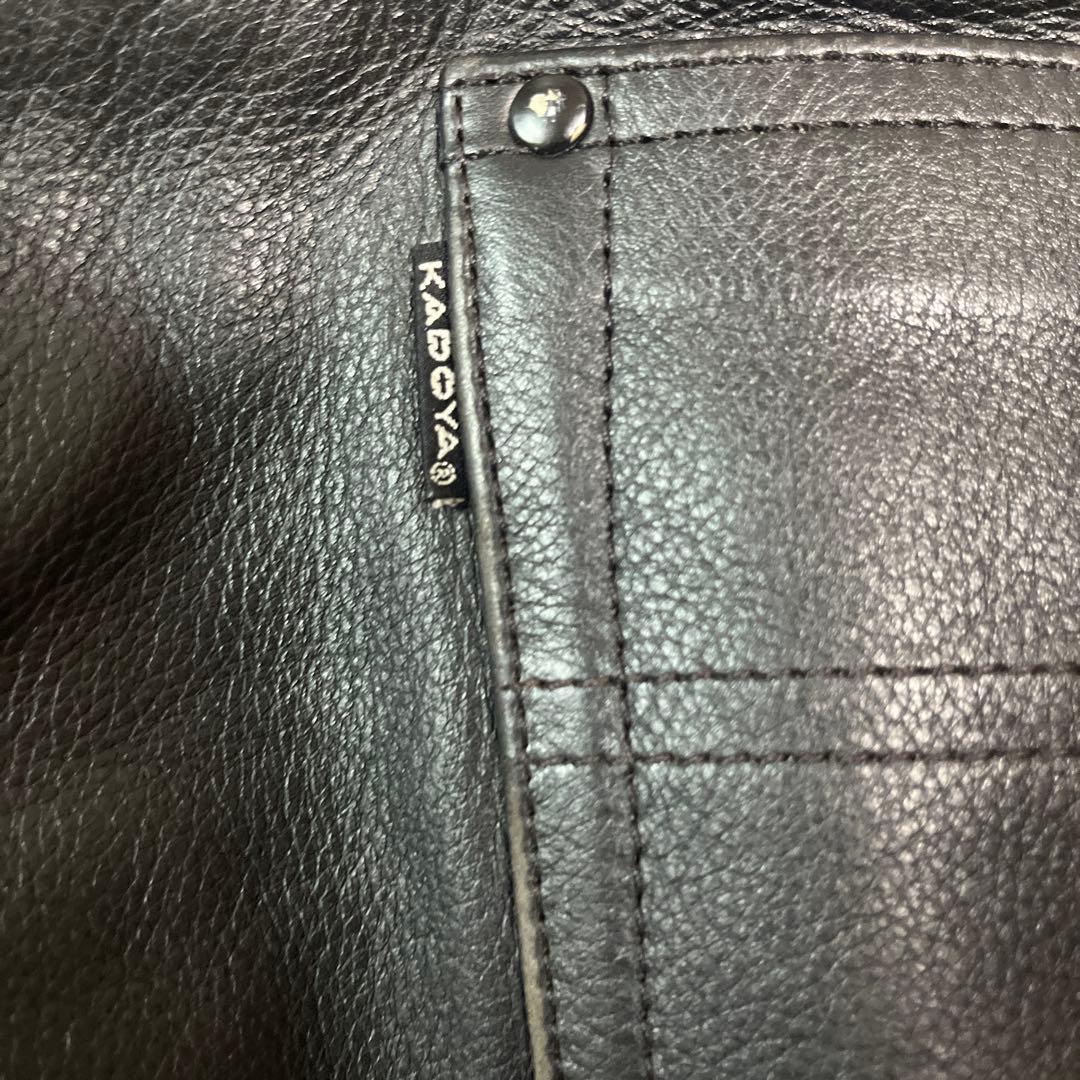 KADOYA K'S LEATHER バイク用レザーパンツ ブラック