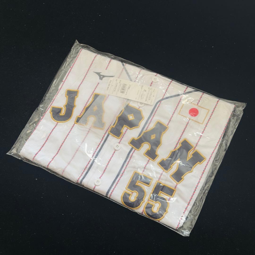 新品 Lサイズ 村上宗隆 侍ジャパン選手レプリカユニフォーム ホーム 刺繍タイプ