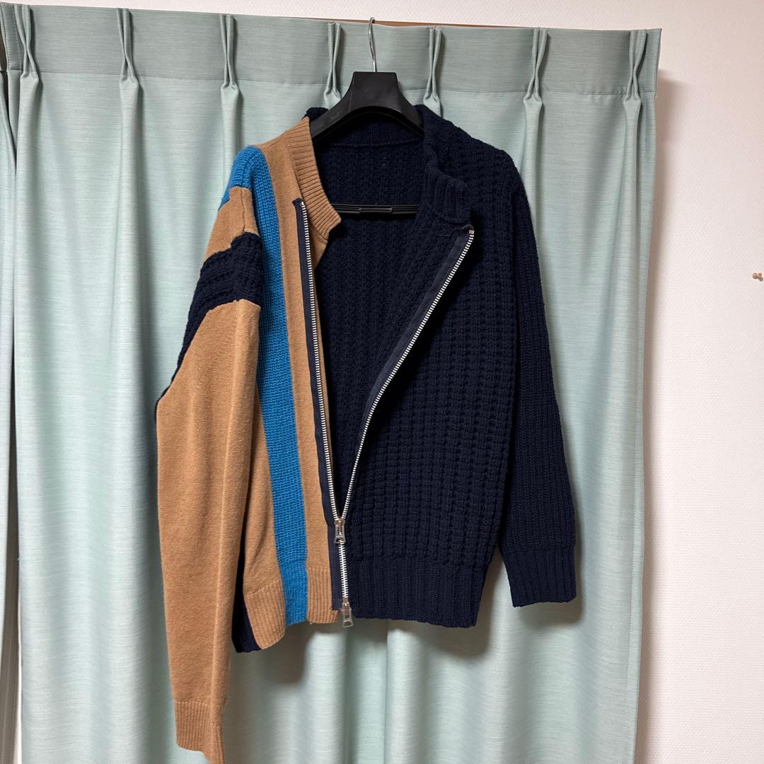 トップス sacai 20AW Wool Knit Blouson