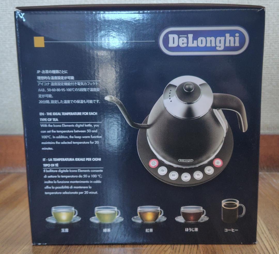 m*様 【未使用品】デロンギ　電気ケトル アイコナ　KBOE1230J-GY