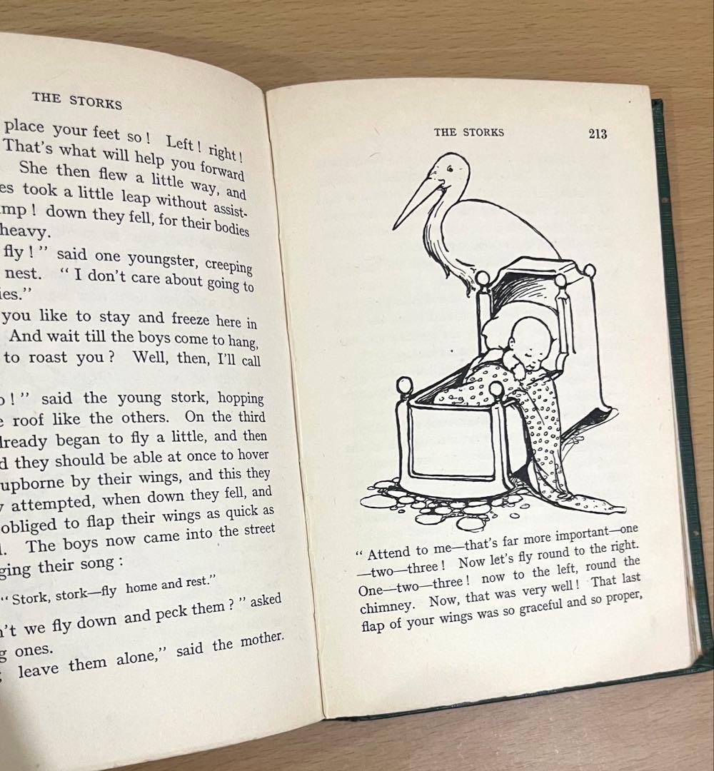 No.350希少 古書 洋書 絵本 アンティーク アンデルセン　童話　児童書