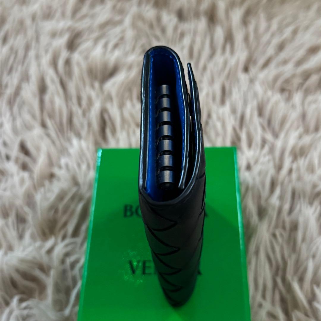 ボッテガヴェネタ　キーケース　イントレチャート　現行　ブラック