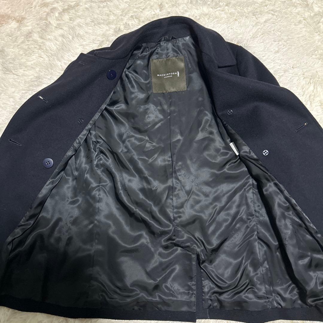 ✨極美品✨マッキントッシュ　ロンドン　ピーコート　ブラック　カシミヤ