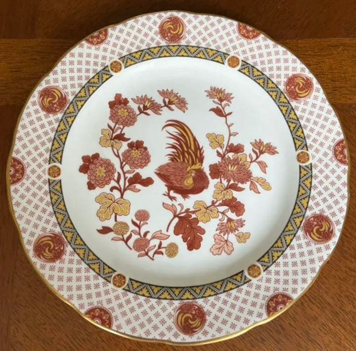 【美品】ウェッジウッド★ゴールデンコックレル★デザート皿1枚　お箱無し