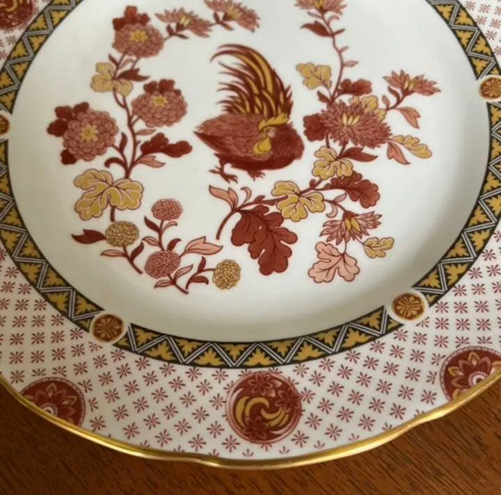 【美品】ウェッジウッド★ゴールデンコックレル★デザート皿1枚　お箱無し