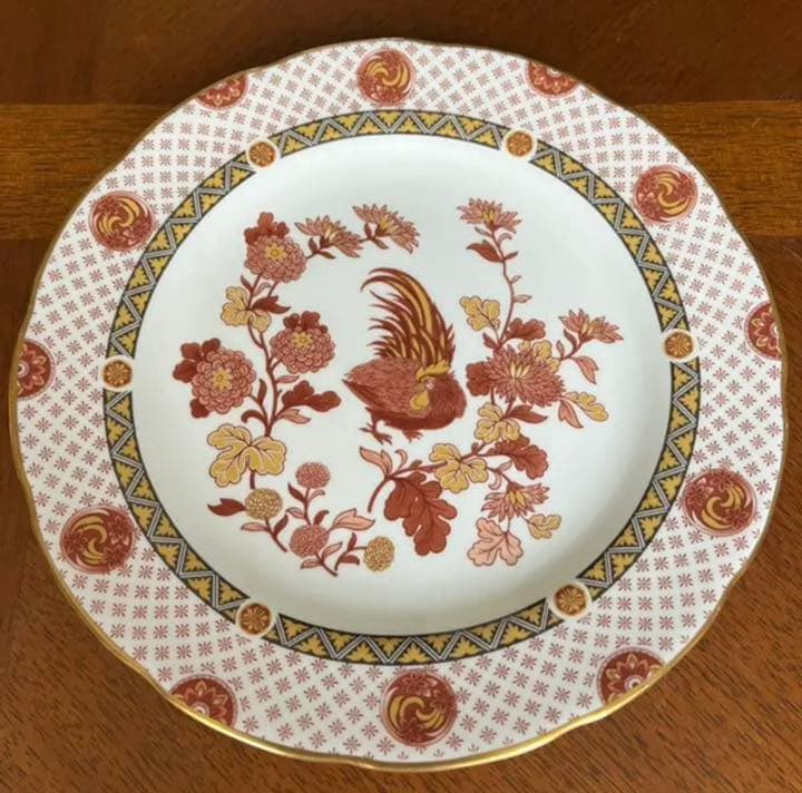 【美品】ウェッジウッド★ゴールデンコックレル★デザート皿1枚　お箱無し
