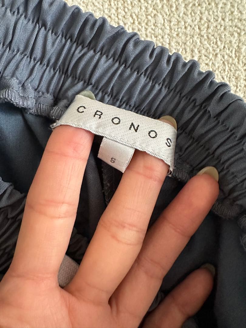 CRONOS ジョガーパンツ サイドストライプ