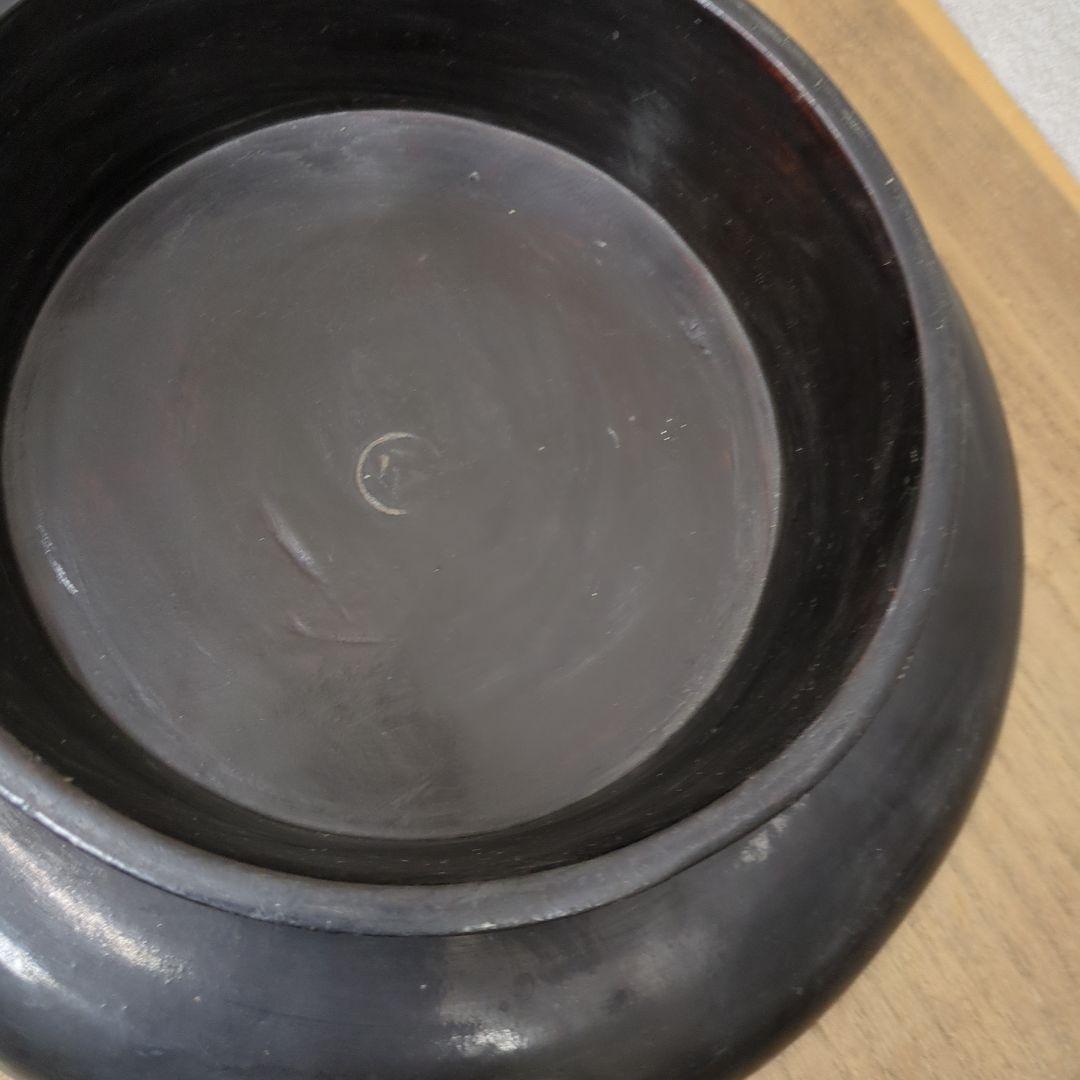 骨董　くりぬき盆　たかつき　台　木製　漆器　民芸　古道具　丸盆