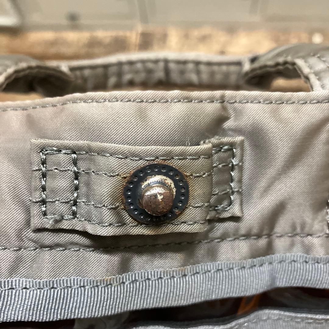 ポーター　タンカー トートバッグ　シルバー　変色あり