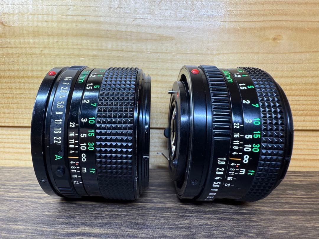 フィルムカメラ Canon AE-1 Program NEW FD 50mm f1.4 f1.8