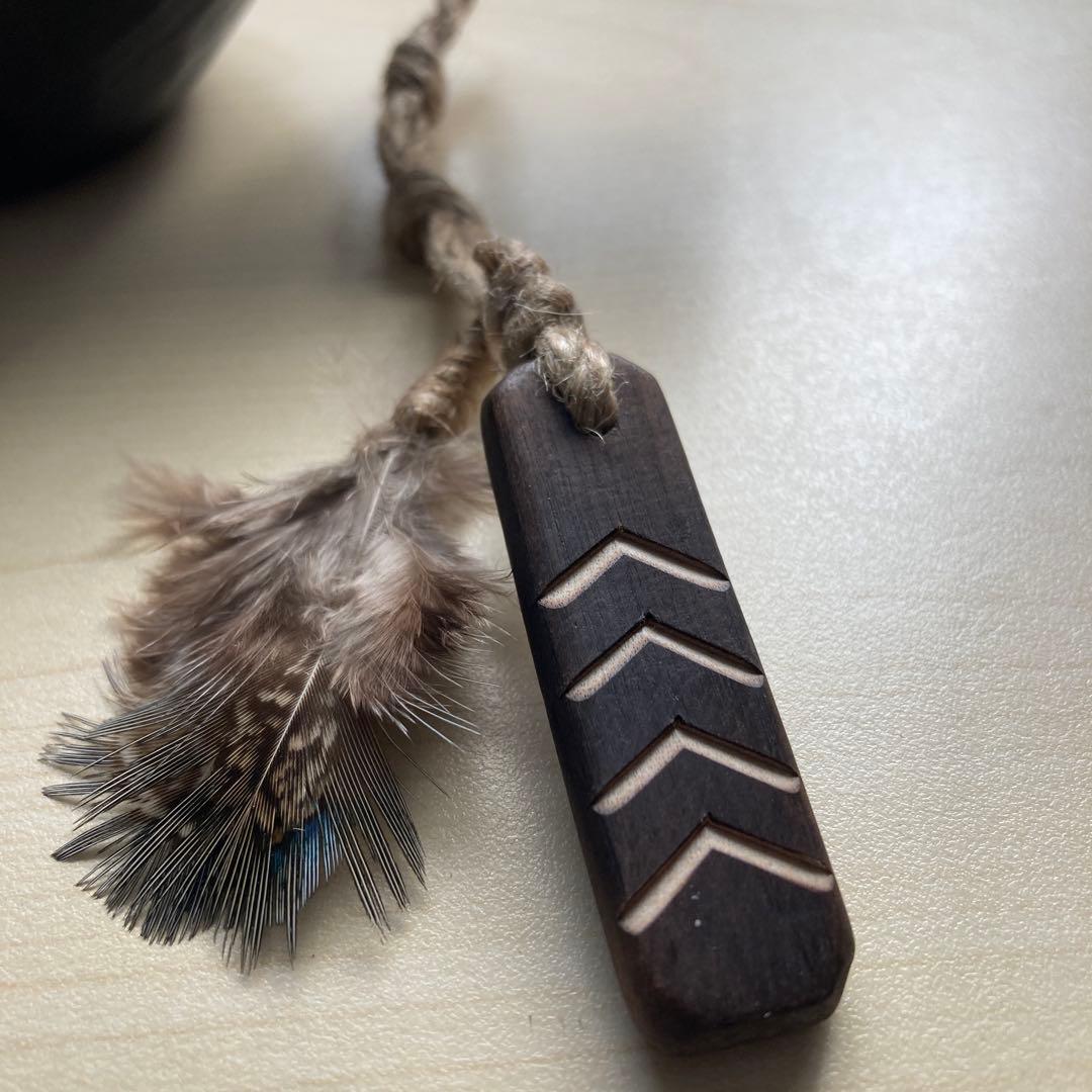 【新品】ソウルオブシベリア #1 ブラックペンダント　No.1840 ククサ