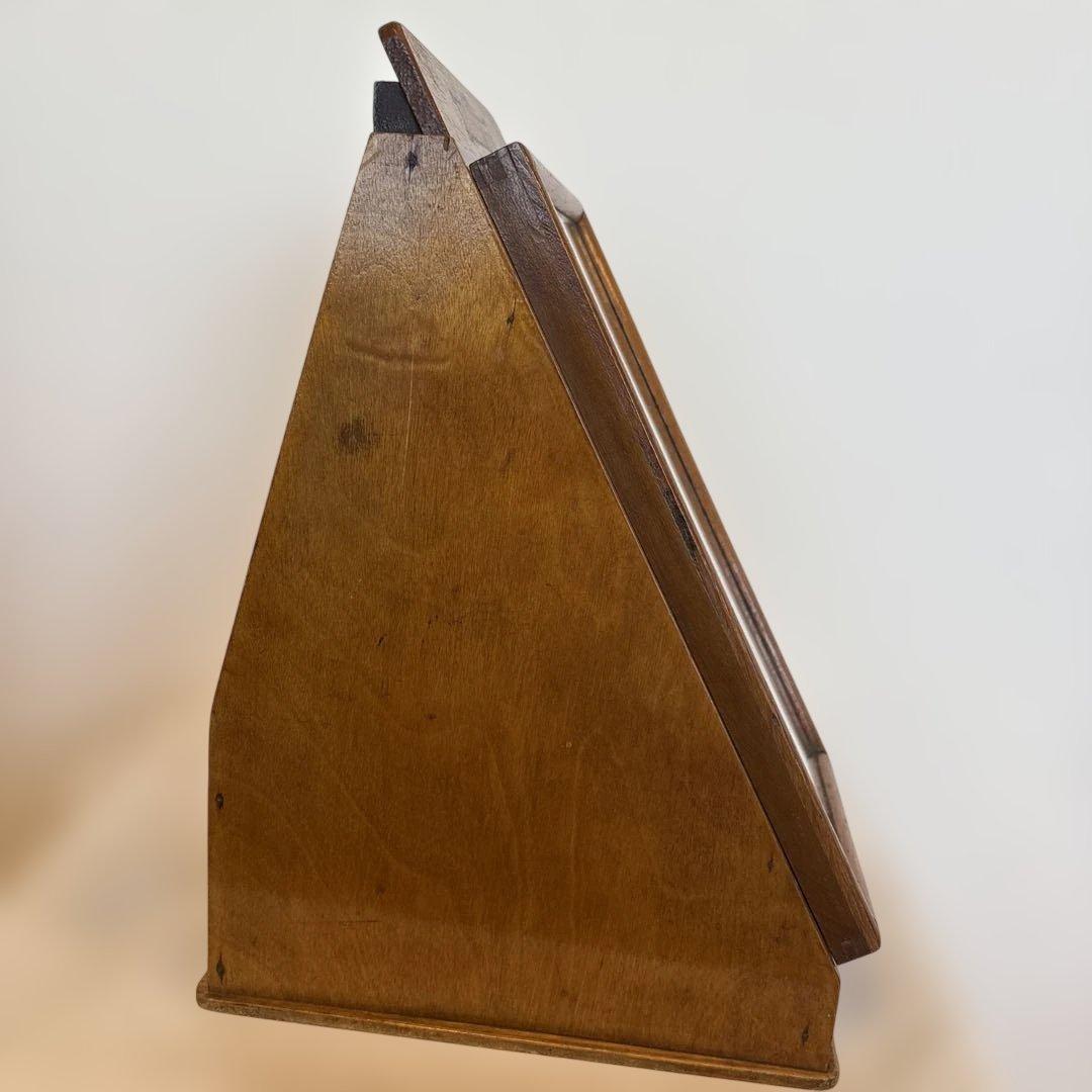 イギリス　木製ガラス扉ジュエリーディスプレイケース