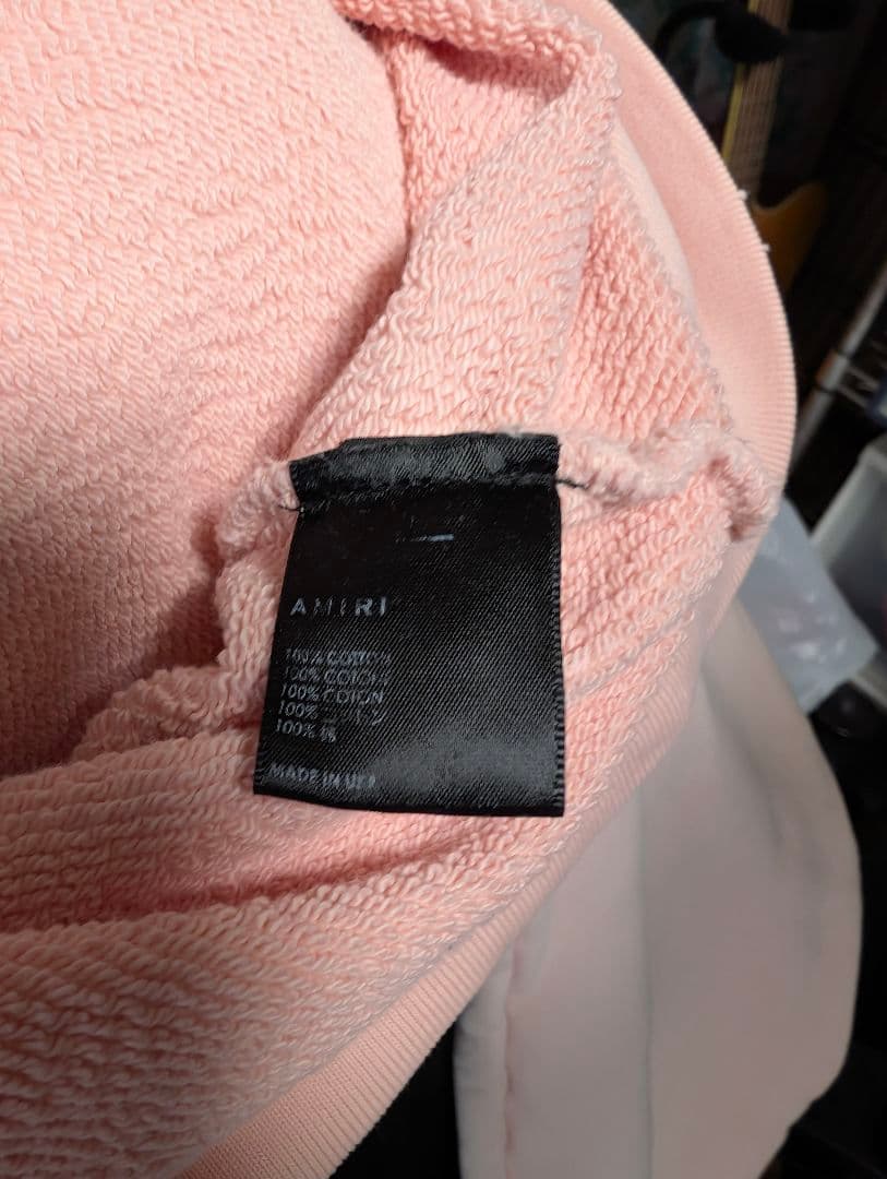 AMIRI アミリ　ロゴスウェット　ダメージ加工　Sサイズ