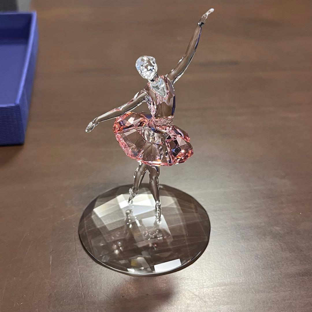 【新品】スワロフスキー　ガラス鐘　バレリーナ