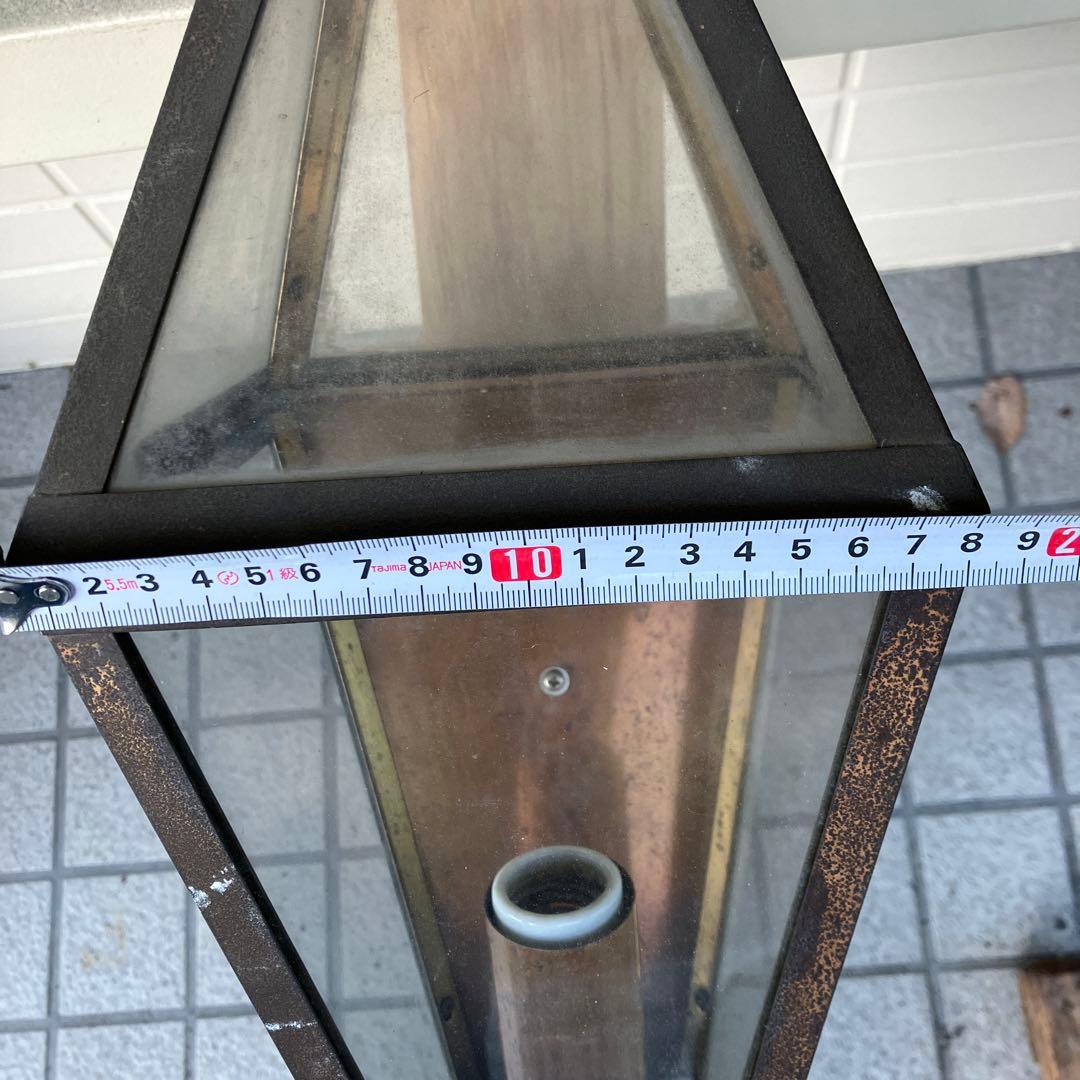 antique ガラスランタン　照明器具