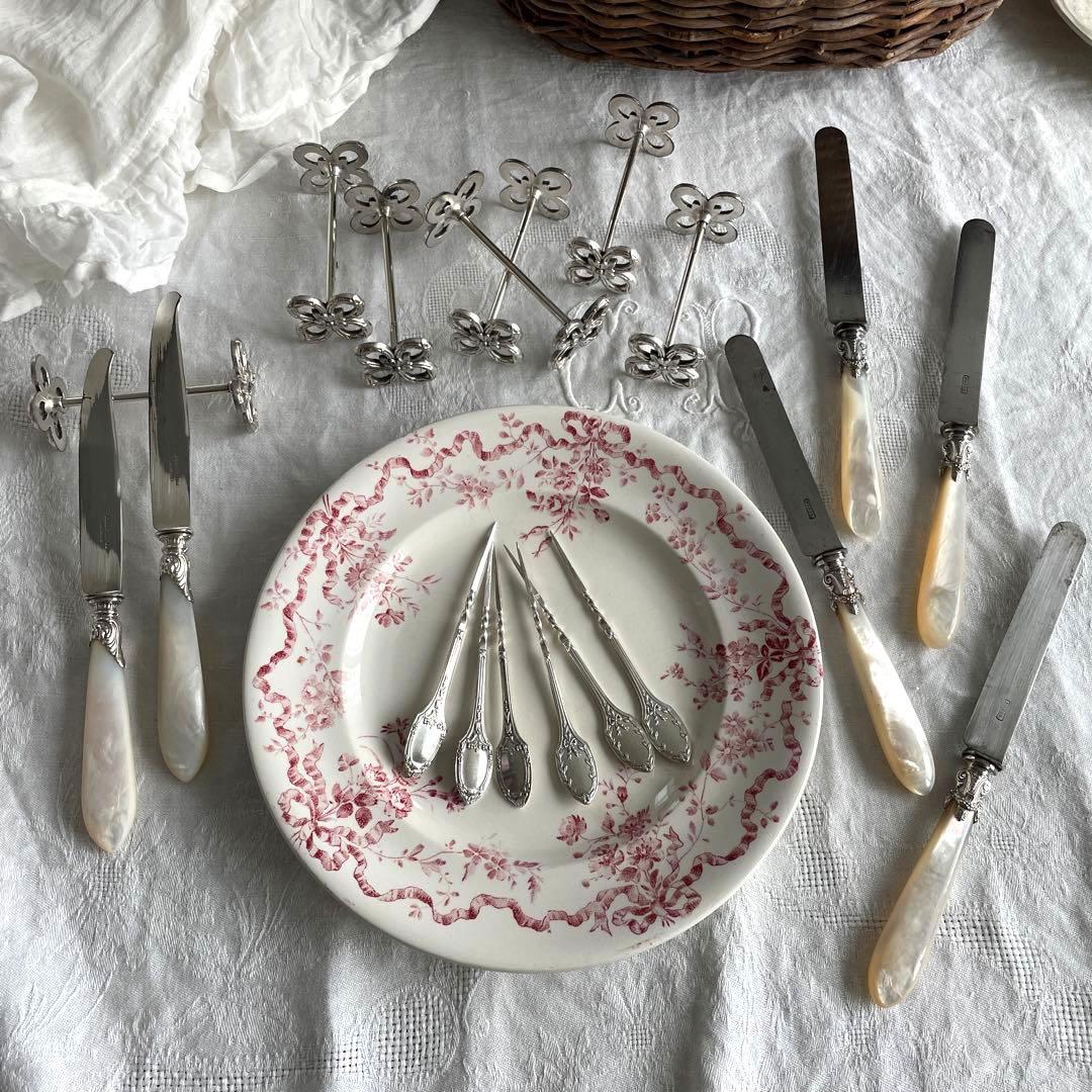 フランス アンティーク マザーオブパール ナイフ