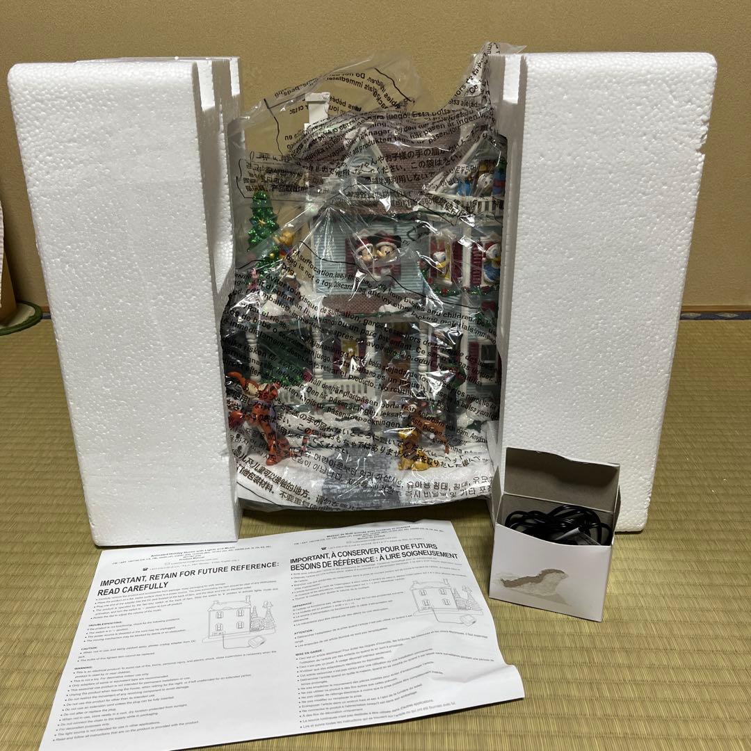 極美品　ディズニー♪Animated Holiday House ♪Costco