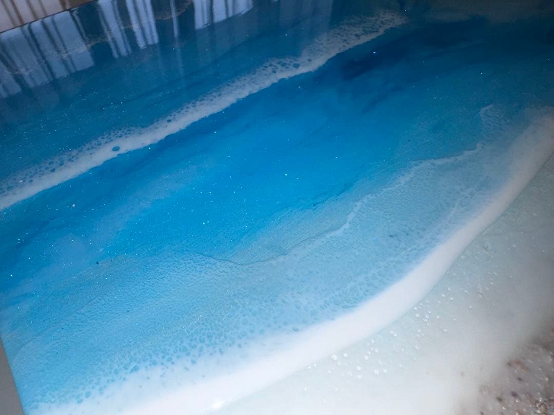 レジンアート 海の風景 与論島　百合が浜