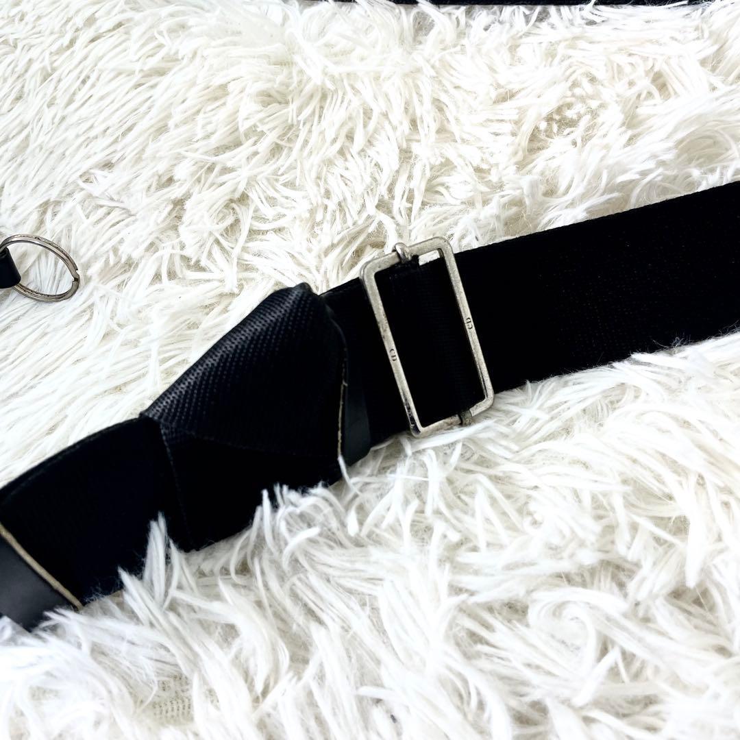 クリスチャンディオール　Dior トロッター　ショルダーバッグ　キャンバス