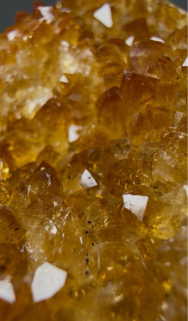 【約341g】シトリンクラスター　原石　天然石　シトリンドーム