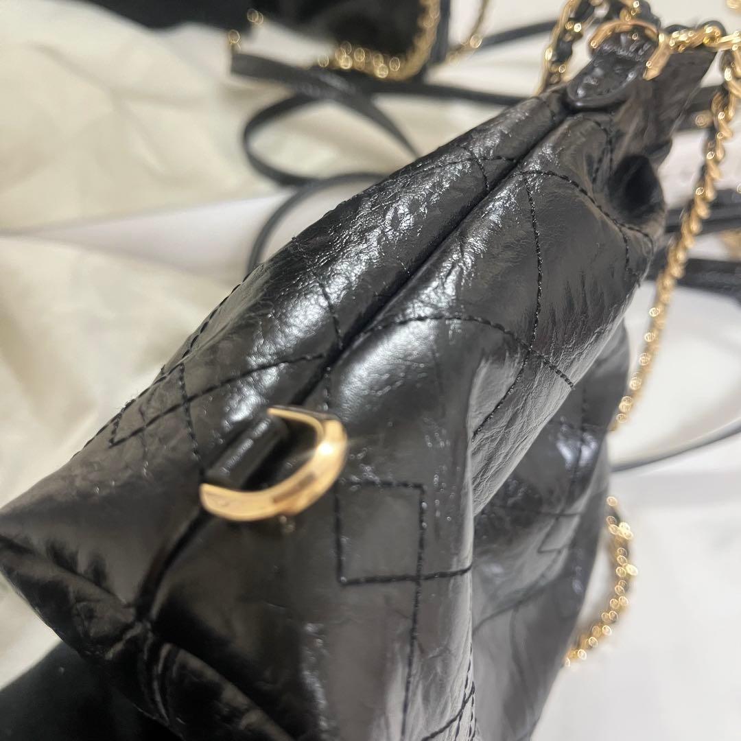 Duo ドゥオ チェーンハンドルツーウェイバックパック - ブラック　Sサイズ