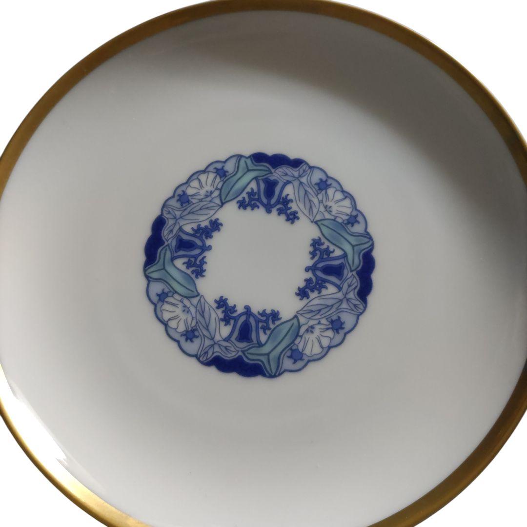 深川製磁　ブルーチャイナ　プレートセット