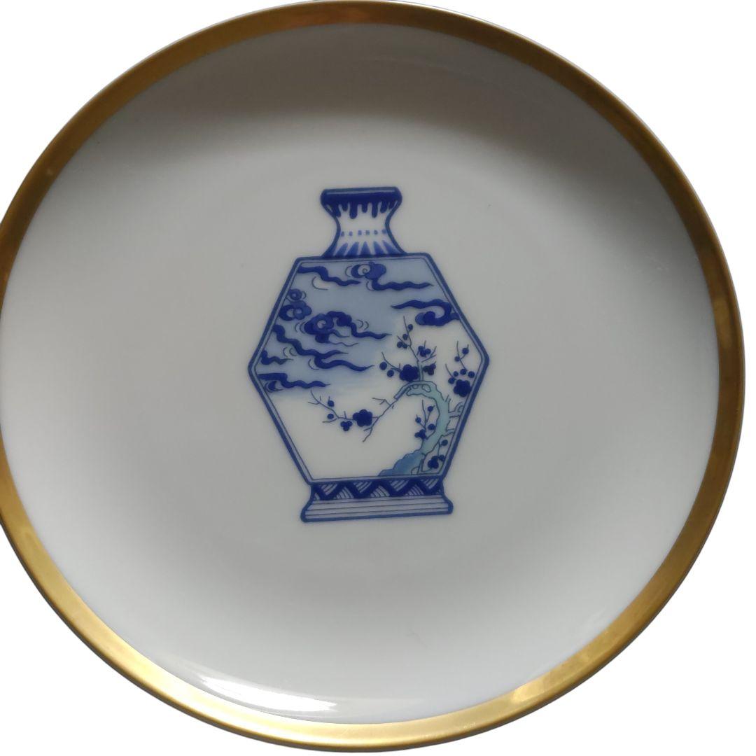 深川製磁　ブルーチャイナ　プレートセット